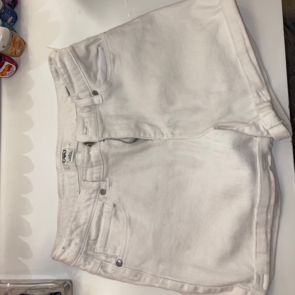 White shorts